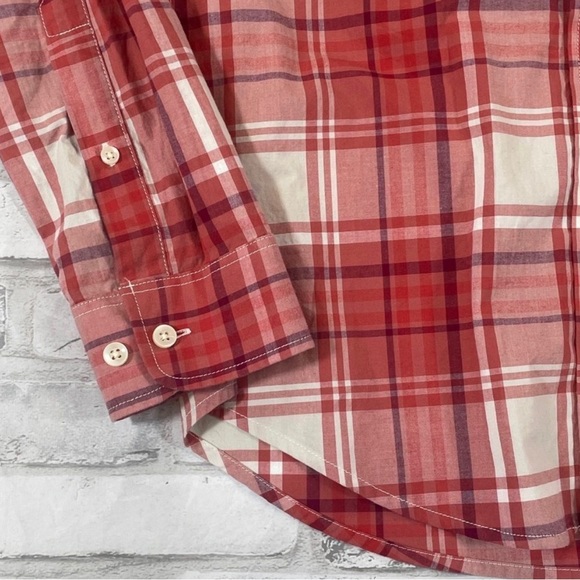 Vineyard Vines Red Purple Plaid Long Sleeve Button Collar Shirt 8 LNWOT - Picture 7 of 10